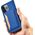 Hurtel Magnet Card Case etui do iPhone 13 pokrowiec portfel na karty kartę podstawka niebieski 11542295 9145576250914