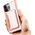 Hurtel Magnet Card Case etui do iPhone 13 Pro Max pokrowiec portfel na karty kartę podstawka różowy 11542296 9145576251003