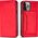Hurtel Magnet Card Case etui do iPhone 13 Pro pokrowiec portfel na karty kartę podstawka czerwony 11542307 9145576250976