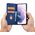 Hurtel Magnet Card Case etui do Samsung Galaxy S22+ (S22 Plus) pokrowiec portfel na karty kartę podstawka niebieski 11542329 9145576251317