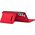 Hurtel Magnet Card Case etui do Samsung Galaxy S22+ (S22 Plus) pokrowiec portfel na karty kartę podstawka czerwony 11542330 9145576251331