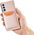 Hurtel Magnet Card Case etui do Samsung Galaxy S22+ (S22 Plus) pokrowiec portfel na karty kartę podstawka różowy 11542332 9145576251324