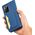 Hurtel Magnet Card Case etui do Samsung Galaxy S22 Ultra pokrowiec portfel na karty kartę podstawka niebieski 11542336 9145576251355