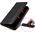 Hurtel Magnet Strap Case etui do Samsung Galaxy A13 5G pokrowiec portfel + mini smycz zawieszka czarny 11542378 9145576250426