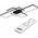 Lampa sufitowa Masterled Galaxis Pegaz LED 130W lampa sufitowa 3-punktowa (z pilotem) czarna 11552658 5908263384163