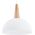 Lampa wisząca Lampa wisząca Alfa Fotyn 9725 zwis oprawa 1x60W E27 biała 11616456 5900458097254