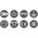 Kinkiet GTV Reno OS-REN20WKW1-10 kinkiet lampa ścienna 1x20W GU10 biały 11619270 5902801244599
