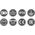 Lampa sufitowa GTV Reno OS-REN20WKW2-10 plafon lampa sufitowa 2x20W GU10 biały 11620304 5902801244575