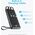 Powerbank Techonic Bateria zewnętrzna (POWER BANK) VEGER C10 - 10 000mAh (Micro + Typ C + Lightning 8-pin) czarny 11652086 6970453554204