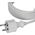 AWTools AWTOOLS PRZEWÓD Z WTYCZKĄ 3m 2x1,5 BIAŁY H05VV-F 11740540 5903678610333