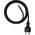 AWTools AWTOOLS PRZEWÓD Z WTYCZKĄ 5m 2x1,5 CZARNY H05VV-F 11740550 5903678610197