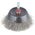 Wolfcraft Szczotka doczołowa 75 mm Wolfcraft - drut ze stali nierdzewnej, trzpień 6-kąt 11757567 4006885274600