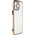 Hurtel Lighting Color Case etui do Samsung Galaxy A12 5G żelowy pokrowiec ze złotą ramką biały 11833837 9145576252970