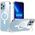Joyroom Joyroom Magnetic Defender magnetyczne etui do iPhone 14 pancerny pokrowiec z haczykami podstawką przezroczysty (kompatybilne z MagSafe) 11834561 6956116729950