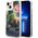 Guess Etui Guess GUHCP14SLFLSB Apple iPhone 14 niebieski/blue hardcase Flower Liquid Glitter 11877841 3666339066086