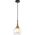 Lampa wisząca Italux Szklana lampa wisząca Konila do pokoju nad stolik mosiądz 11878019 5900644432005