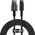 Kabel USB Baseus USB-A - USB-C 2 m Czarny (CAWJ000101) 12367100 6932172618094