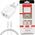 Ładowarka Maxximus ŁAD. SIECIOWA MX ALFA 20W PD+QC, USB-A+C + KABEL C/C 20W PD, WHITE/BIAŁY 12419849 5901313560791