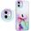 Maxximus MX AQUARELLE IPHONE 12 PRO MIĘTOWO-RÓŻOWY / MINT-PINK 12467572 5901313072522