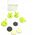Organizer OEM ORGANIZER DO KABLI ZESTAW 4SZT., GREEN / ZIELONY 12468557 5901313413998
