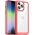 Hurtel Outer Space Case etui iPhone 14 Pro sztywny pokrowiec z żelową ramką czerwony 12479126 5907769311192