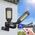 Maclean Solarna lampa uliczna LED z czujnikiem ruchu i pilotem Maclean IP54, 5W, 2x450lm, 6500K, Li-ion 2400 mAh, 3 tryby pracy MCE447 12479209 5902211128540