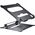 Maxximus MAXXIMUS FOLD PRO LAPTOP STAND GRAY/SZARY, regulowana podstawka 12480483 5901313414094