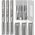 ARTPOL ARTPOL KOMPLET GWINTOWNIKÓW RĘCZNYCH M 8x1,25mm  3szt. 12517378 5900171566600
