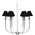 Lampa wisząca Light Prestige Lampa wisząca Glamour LP-979/6P żyrandol na łańcuchu czarny 12520663 5907629276210