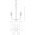Lampa wisząca Light Prestige Lampa wisząca Glamour LP-979/6P żyrandol na łańcuchu czarny 12520663 5907629276210