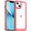 Hurtel Outer Space Case etui iPhone 14 Plus sztywny pokrowiec z żelową ramką czerwony 12523465 9145576267073