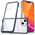 Hurtel Clear 3in1 etui iPhone 14 silikonowy pokrowiec z ramką niebieskie 12524043 9145576265970