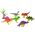 LeanToys Zestaw Auta Sportowe Resoraki Dinozaury Akcesoria Znaki Drogowe Walizka 12531501 5904665999882