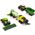 LeanToys Zestaw 6 Pojazdów Rolniczych Traktor Kombajn Metalowe Elementy 12551065 5905214978020