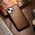iCarer iCarer Leather Oil Wax etui pokryte naturalną skórą do iPhone 14 (kompatybilne z MagSafe) brązowy (WMI14220717-TN) 12568419 6975092685883