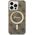 Ładowarka Guess Zestaw Guess etui + ładowarka bezprzewodowa GUBPP13LH4EACSW Apple iPhone 13 Pro brązowy/brown hard case 4G Print MagSafe 12568569 3666339102876