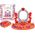LeanToys Toaletka Do Makijażu Z Lustrem Światła Dźwięk Róża 12574776 5905214974787