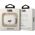 Karl Lagerfeld Etui Karl Lagerfeld KLAPRUNCHH Apple AirPods Pro cover biały/white Silicone Choupette Head 3D 12624542 3666339087937