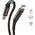 Kabel USB Crong USB-C - USB-C 2 m Czarny (CRG-AL200USCC-BLK) 12627430 5904310702386