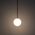 Lampa wisząca Nowodvorski Lampa wisząca Kier 10306 szklana ball do salonu biała złota 12644675 5903139103060