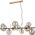 Lampa wisząca Italux Wisząca lampa Canello PND-406007-10-HBR stylowa mosiężna 12644733 5900644434924