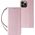 Hurtel Magnet Strap Case etui iPhone 14 pokrowiec z klapką portfel mini smycz podstawka różowe 12718337 9145576263556