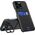 Hurtel Leather Stand Case etui do iPhone 14 Pro Max pokrowiec portfel na kartę z podstawką czarne 12718455 9145576269756