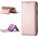Hurtel Magnet Card Case etui Samsung Galaxy S23 Ultra pokrowiec z klapką portfel podstawka różowe 12741392 9145576271148
