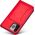 Hurtel Magnet Card Case etui Samsung Galaxy S23+ pokrowiec z klapką portfel podstawka czerwone 12741394 9145576271094