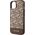 Guess Guess GCube Stripes MagSafe - Etui iPhone 14 (Brązowy) 12857764 3666339112462