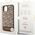 Guess Guess GCube Stripes MagSafe - Etui iPhone 14 (Brązowy) 12857764 3666339112462