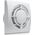 Wentylator AWENTA Wentylator łazienkowy Awenta Fabio WFB125H 13W fi125mm wyłącznikiem czasowym i czujnikiem wilgotności biały 12864541 5905033302297