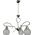 Lampa wisząca KRIS Krislamp Stella KR 375-3PL Lampa wisząca zwis oprawa 3x60W E27 satyna 12897318 5907582568919