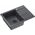 Zlewozmywak GraniteQ CHRISTIAN 116 zlewozmywak granitowy 1-komorowy czarny (60x45x18,5) z zaślepką i odpływem czarnym 12945655 5904310998154